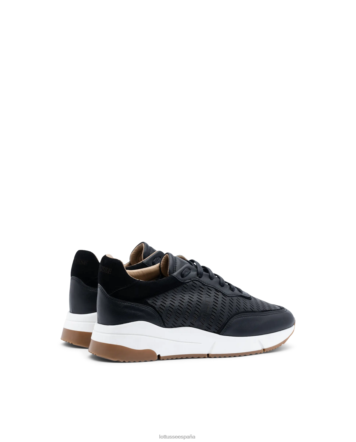 Lottusse zapatillas diana de pantorrilla suave negro mujer calzado V40NX208