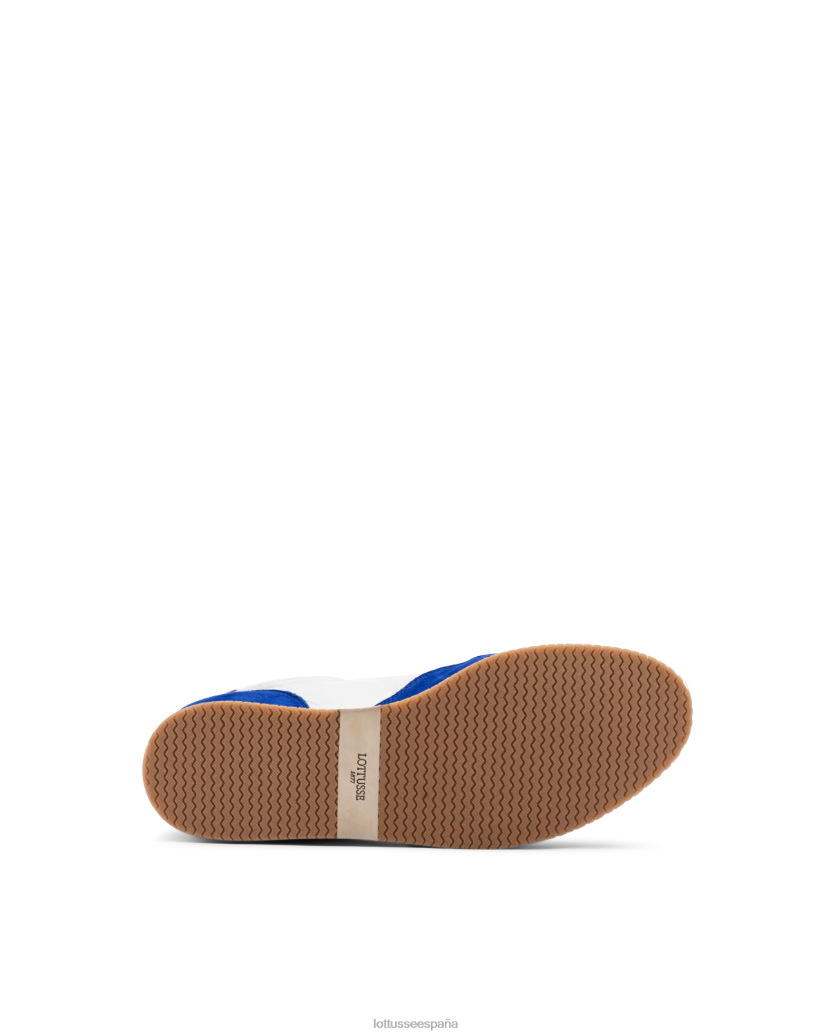 Lottusse zapatillas mancor de gamuza azul mujer calzado V40NX301