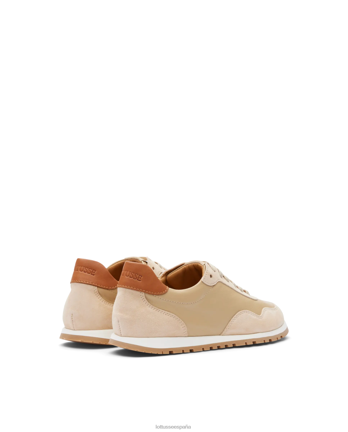 Lottusse zapatillas mancor de gamuza beige mujer calzado V40NX415