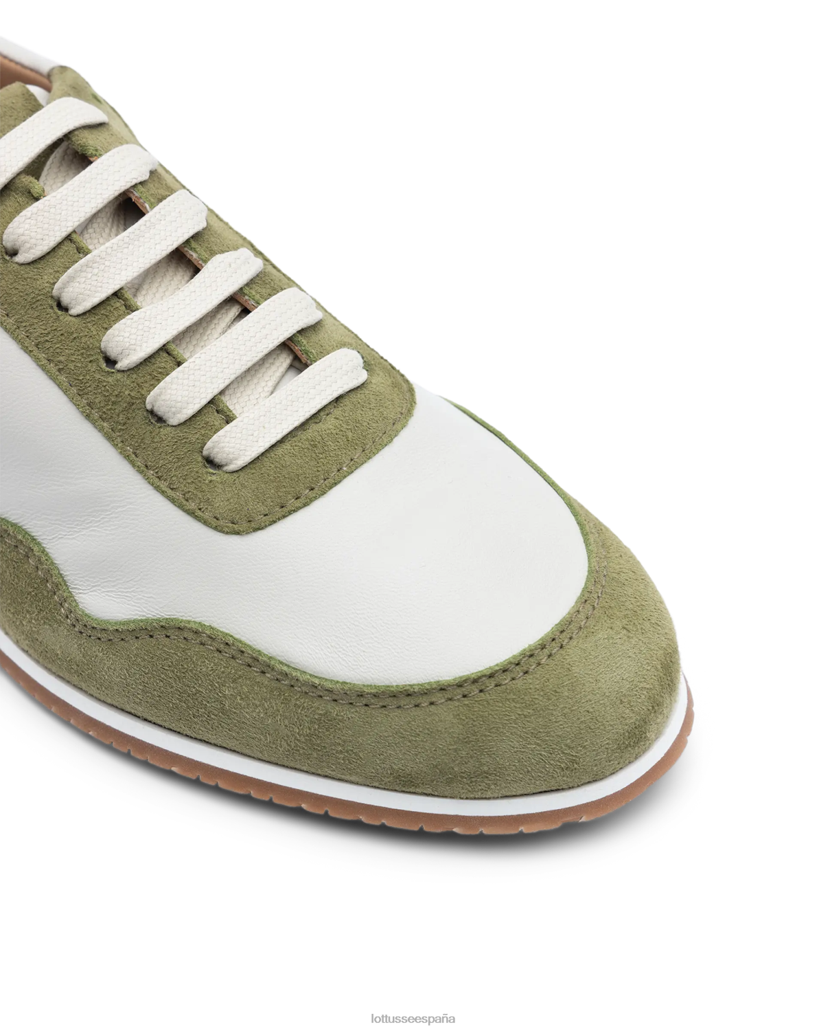 Lottusse zapatillas mancor de gamuza verde oliva mujer calzado V40NX300