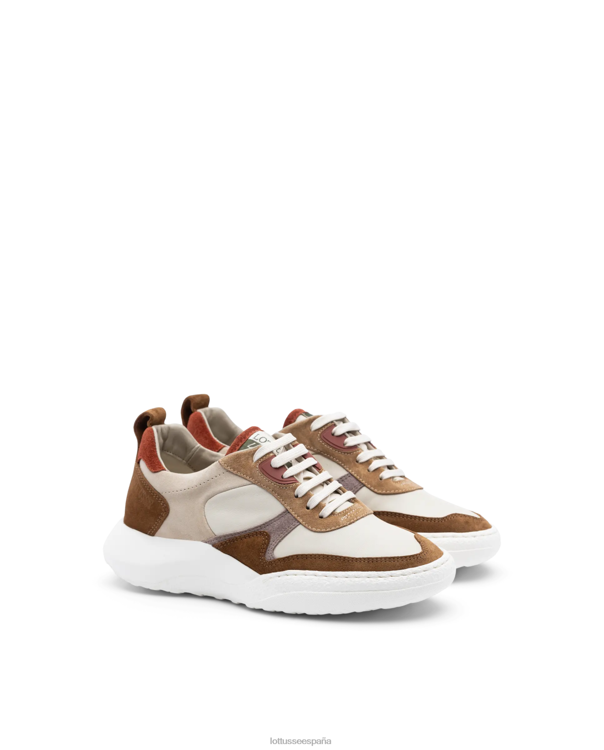 Lottusse zapatillas trotter de ante multicolor mujer calzado V40NX419
