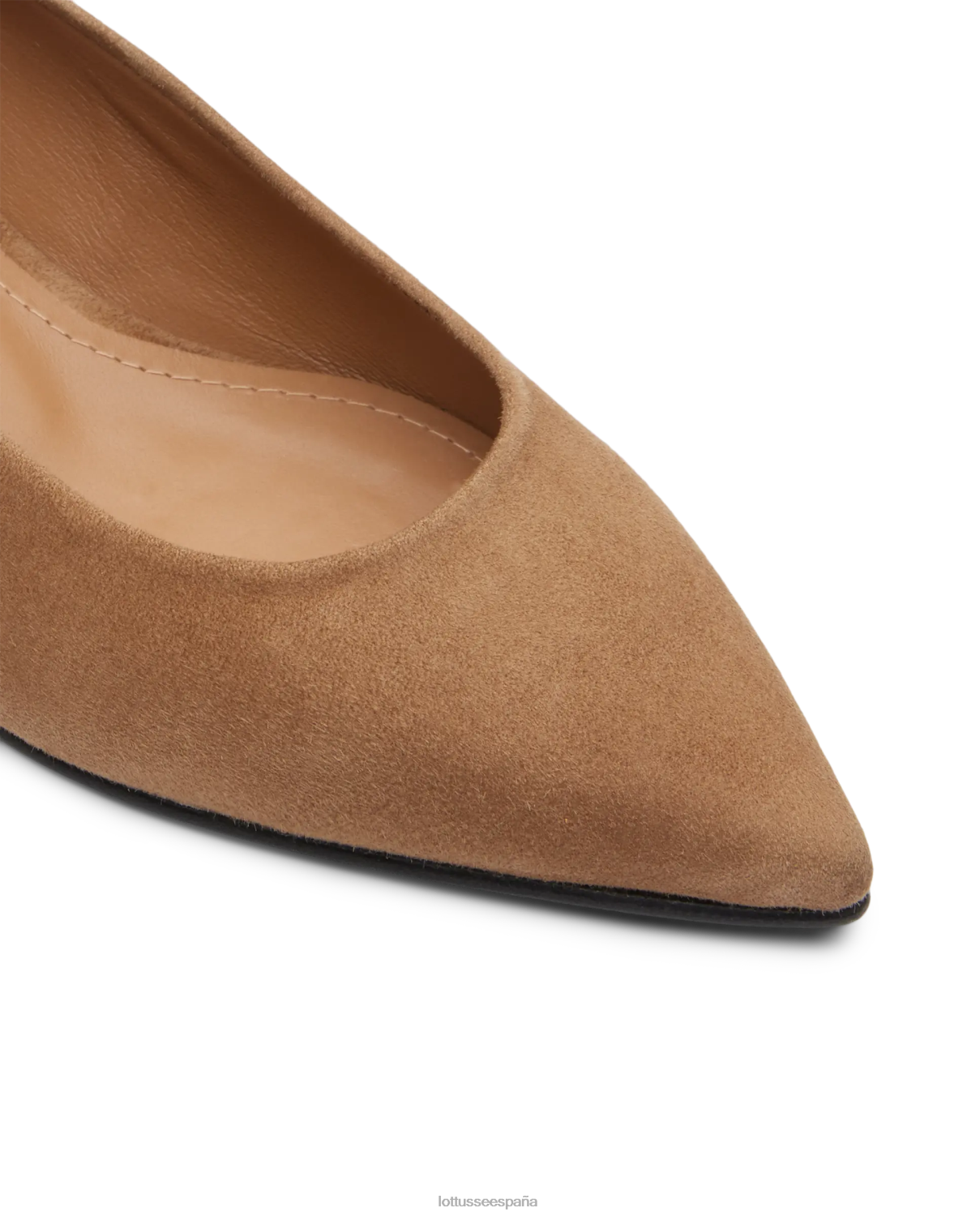 Lottusse zapatos de tacón carla de ante con cabra beige mujer calzado V40NX408