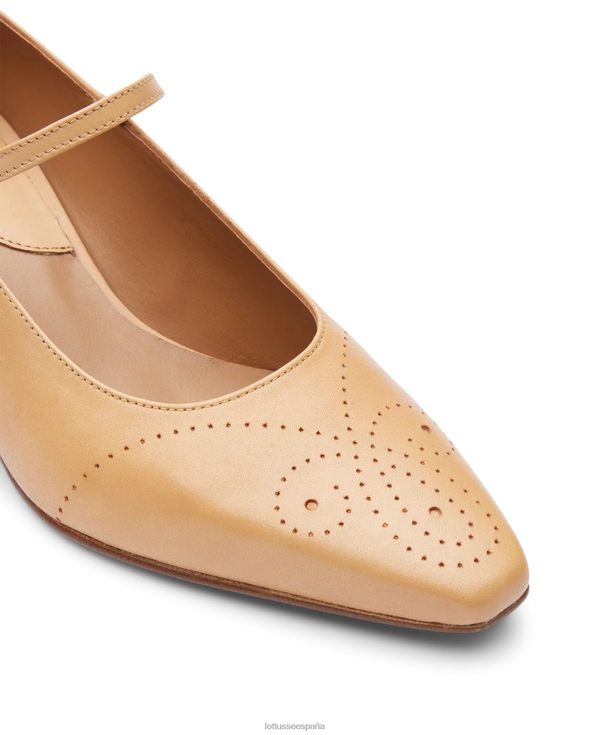 Lottusse zapatos de tacón de anilina crust smithson marrón mujer calzado V40NX213