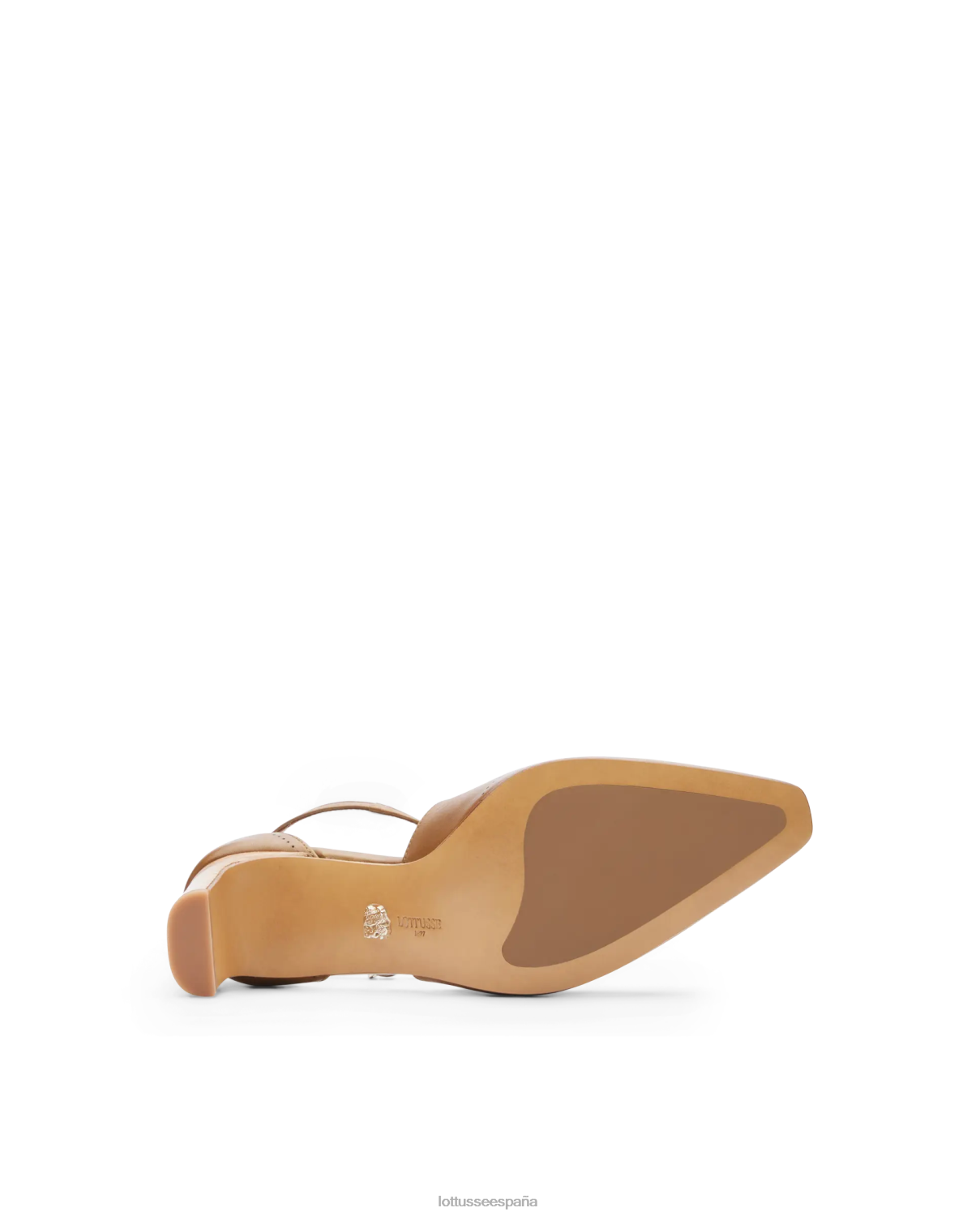 Lottusse zapatos de tacón de anilina crust smithson marrón mujer calzado V40NX222