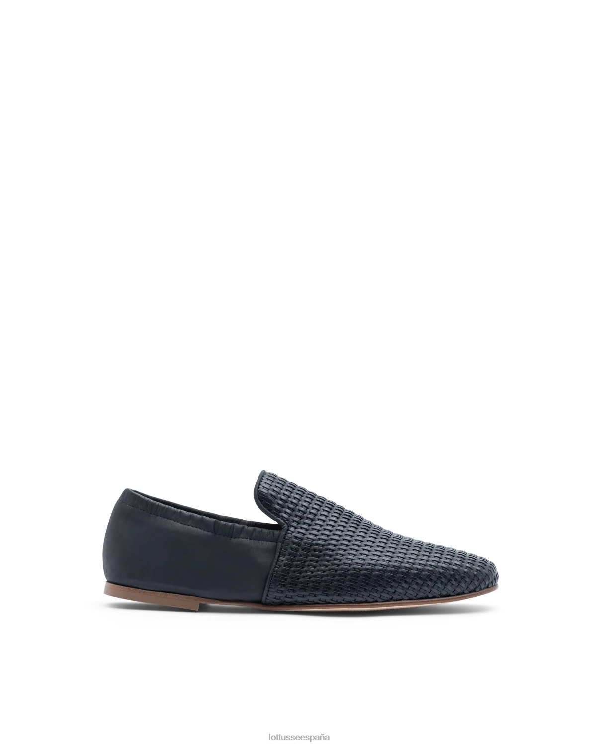 Lottusse alpargatas goya de piel con malla de becerro negro mujer calzado V40NX277