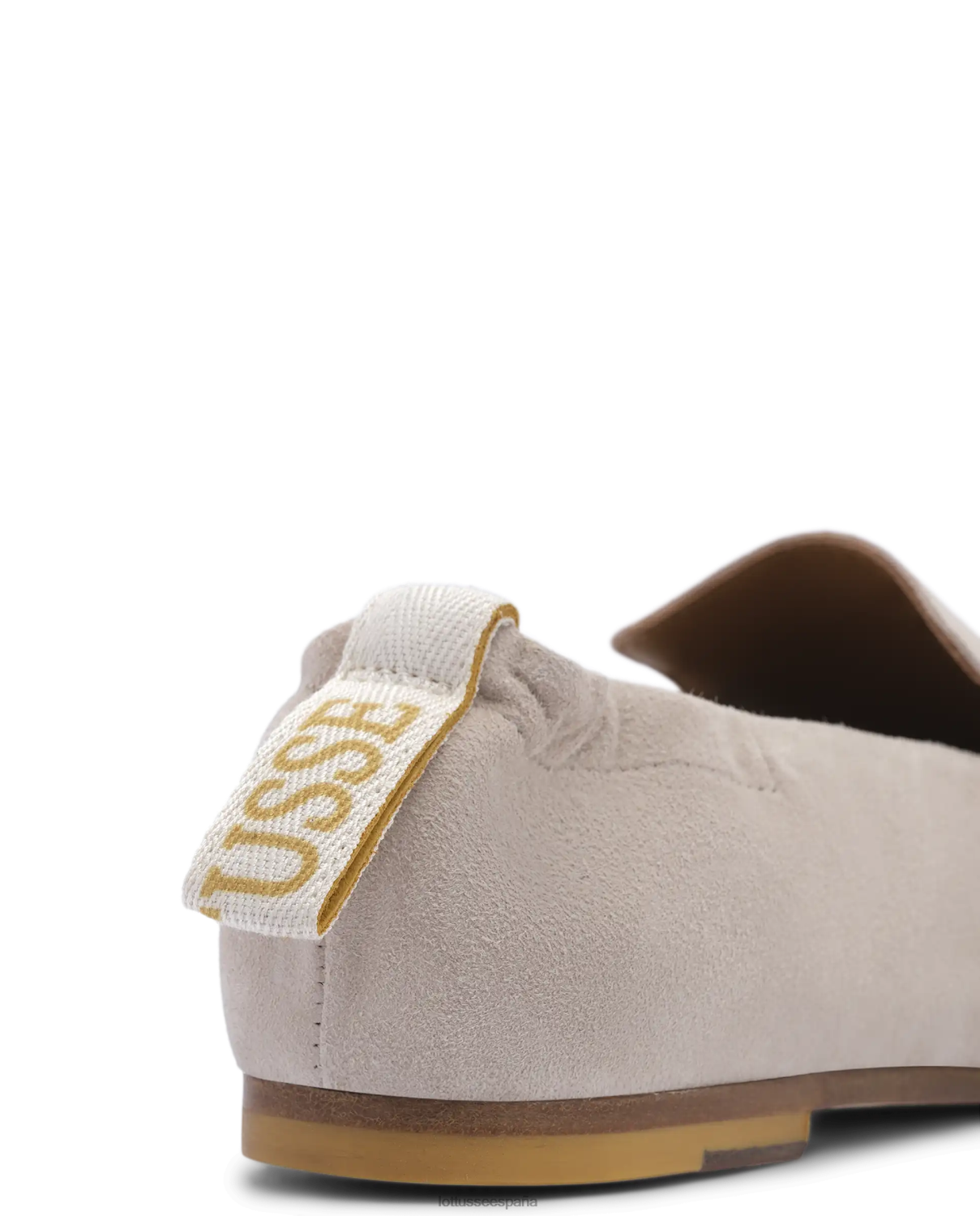 Lottusse pantuflas de gamuza cítrica beige mujer calzado V40NX207